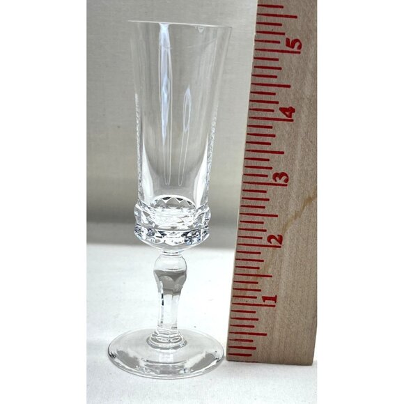 6 Elegant Orrefors Silvia Crystal Schnapps Clear Glasses 5 1/4" - Picture 11 of 11